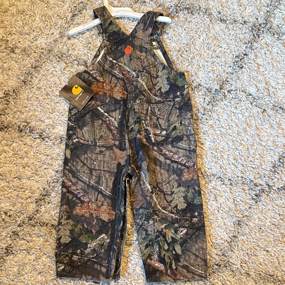 Carhartt Kids' Woodland Camo Overalls - Picture 2 of 4